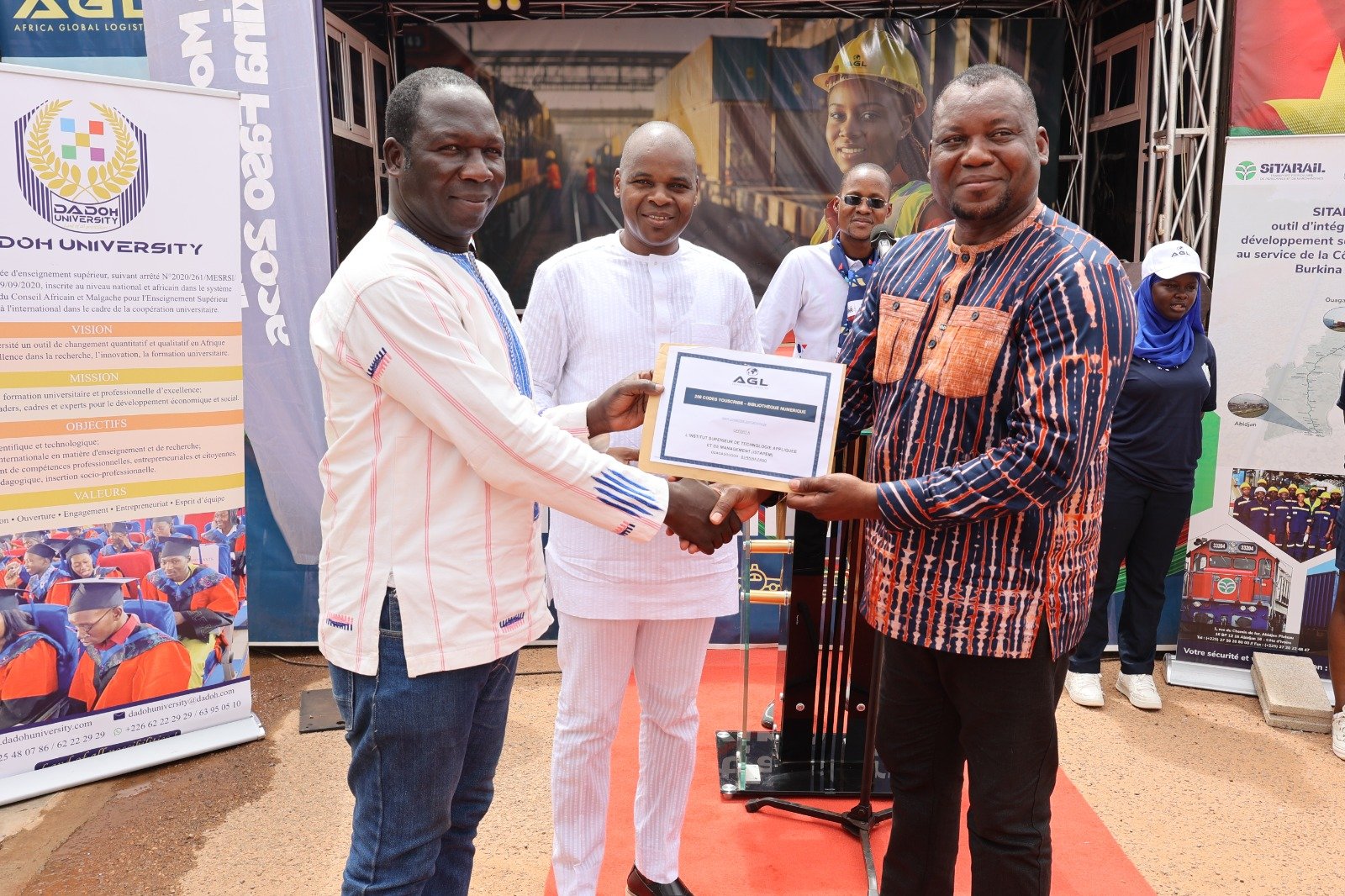 DADOH UNIVERSITY, SCÈNE DE CLÔTURE DE L'AGL MOVING TOUR 2026 : L'EXCELLENCE AU SERVICE DE LA JEUNESSE BURKINABÈ